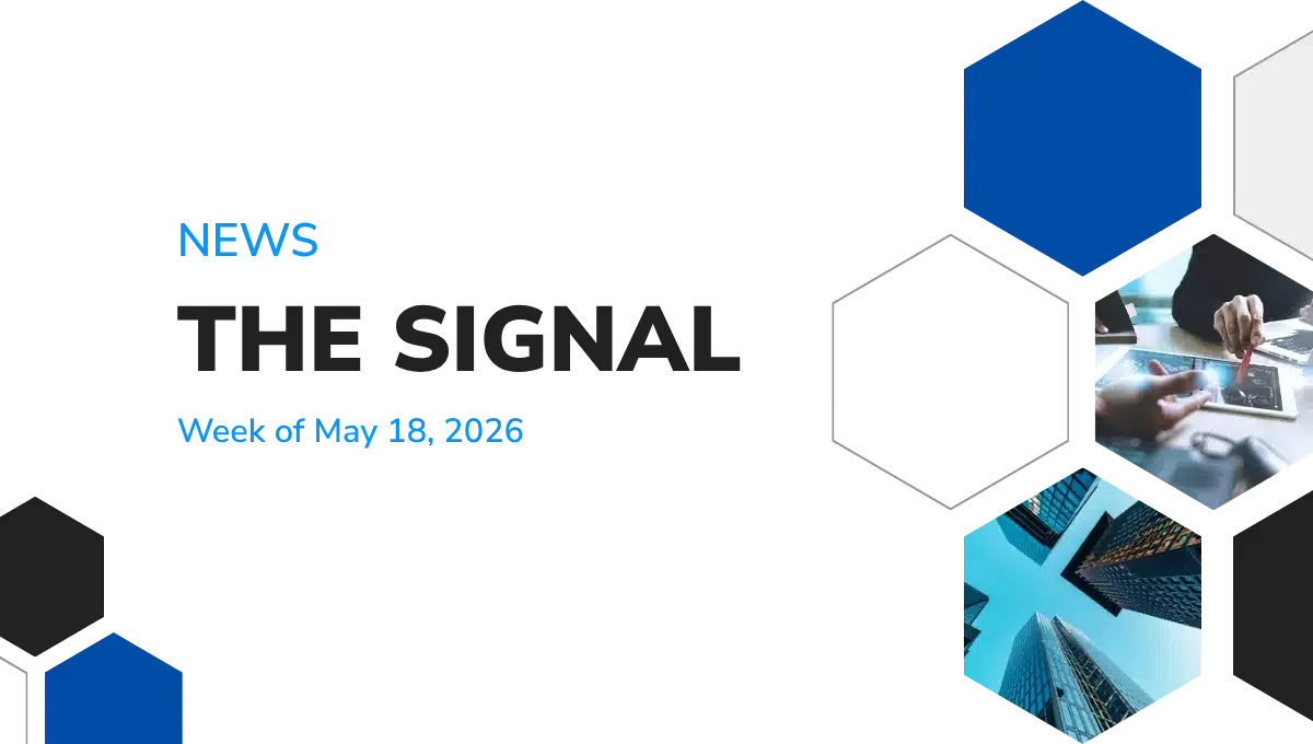LightBox Signal weekly commercial real estate news analysis graphic with branded header design.