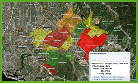 Home Price Trend Map