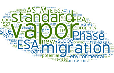 Where Specifically Does ASTM E1527-13 Address Vapor?