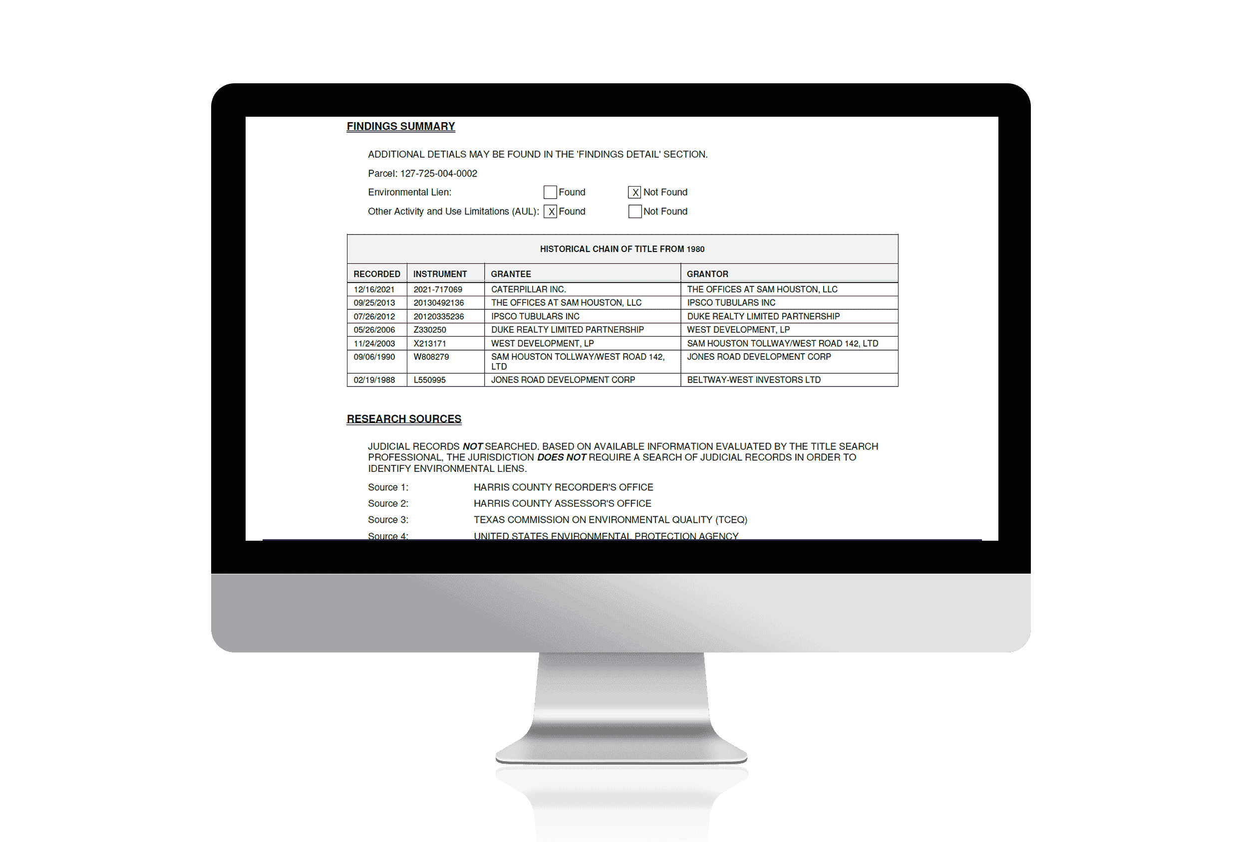 EDR® Environmental Lien and AUL Search Reports | LightBox