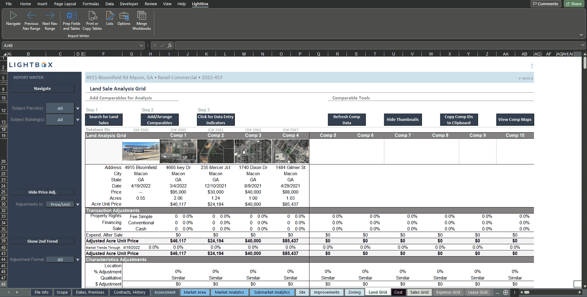 Using LightBox Valuation, Andy Austin's oneperson shop delivers the