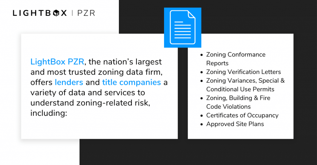 LightBox PZR, the nation's largest and most trusted zoning data firm.