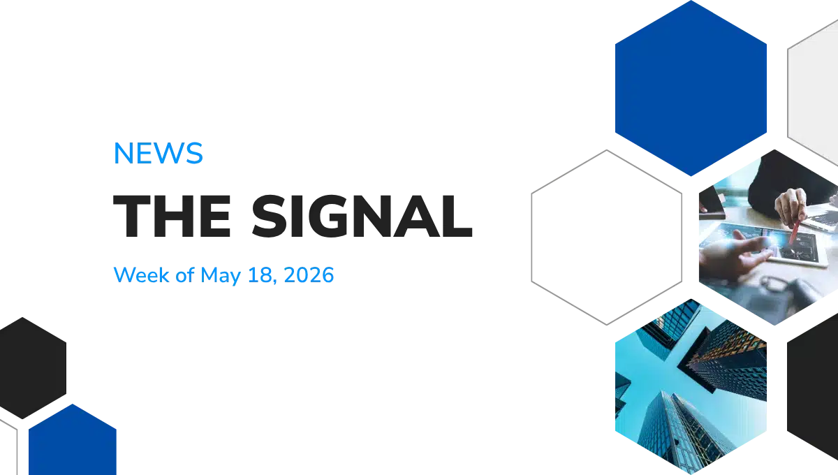 LightBox Signal weekly commercial real estate news analysis graphic with branded header design.